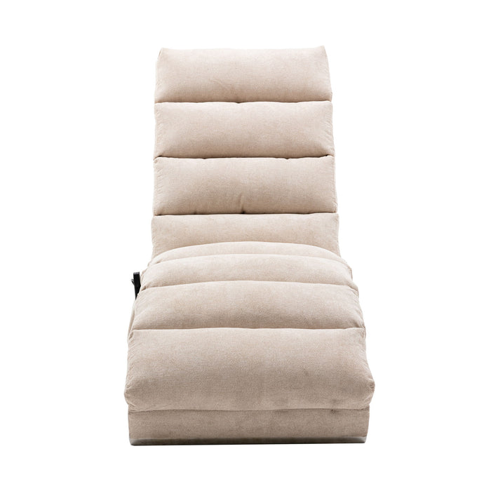 Massage Chaise Lounge Indoor With Remote Control, Ergonomic Electric Massage Lounger