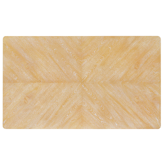 Rustic Farmhouse Dining Room Rectangular Table With 4 Upholstered Chairs And Bench