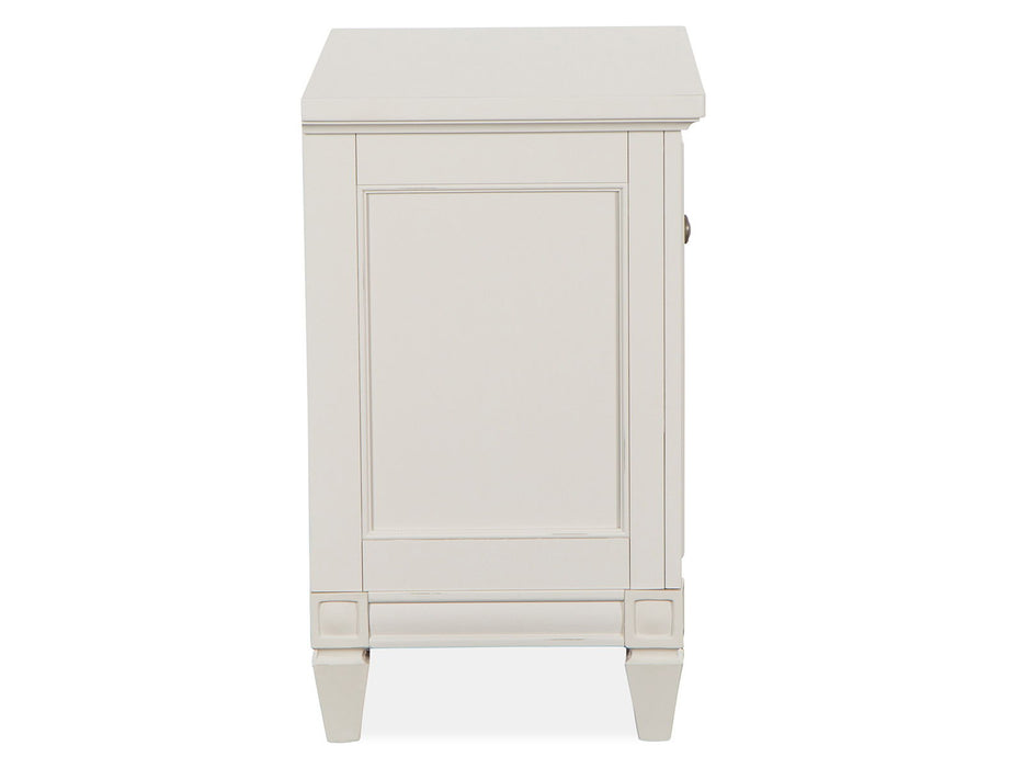 Willowbrook - Drawer Nightstand - Egg Shell White With Slight Rub Through