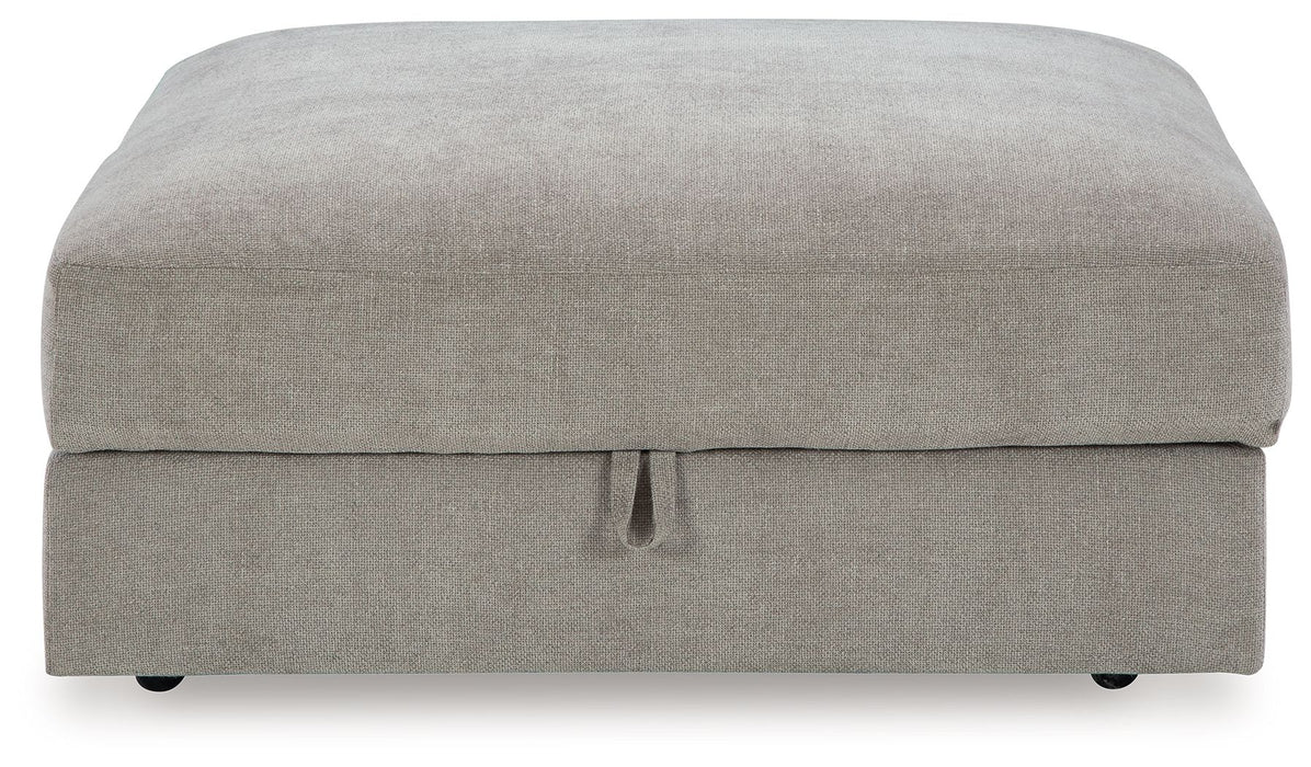 Aslan Court - 6 Pc. - 5-Piece Sectional, Ottoman - Pebble