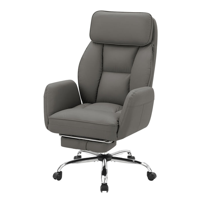 Office Chair With Adjustable Height, Armrests, Ergonomic Design - Dark Gray