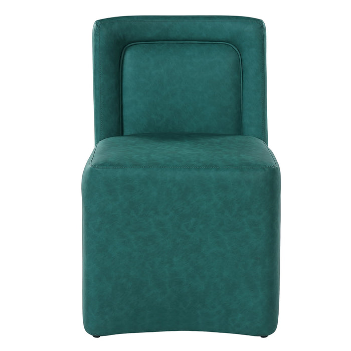 Vintage Upholstered Dining Chairs (Set of 2)