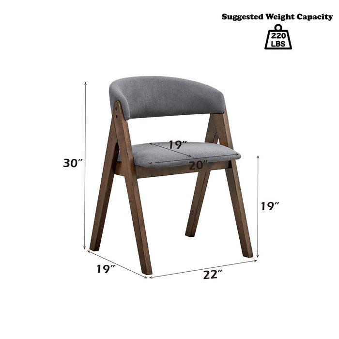 Keiki - Side Chair Set of 2) - Walnut