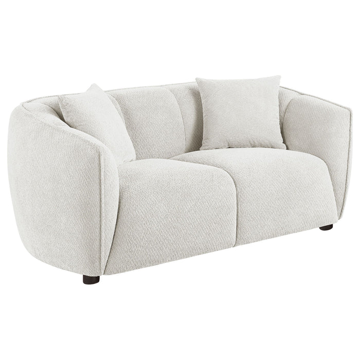Aleisha Fabric Upholstered Loveseat Sand