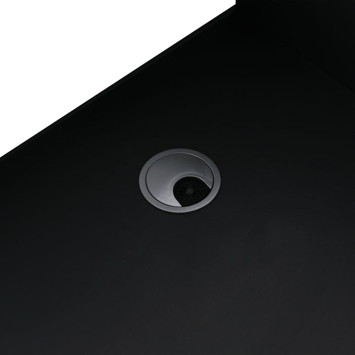 Modern Freestanding Bathroom Vanity With Resin Sink & Soft Close Cabinet Doors