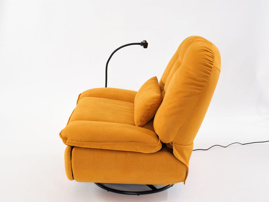 Power Recliner Swivel Glider USB Charger With Bluetooth Music Player, Sleep, Working, Game And Leisure