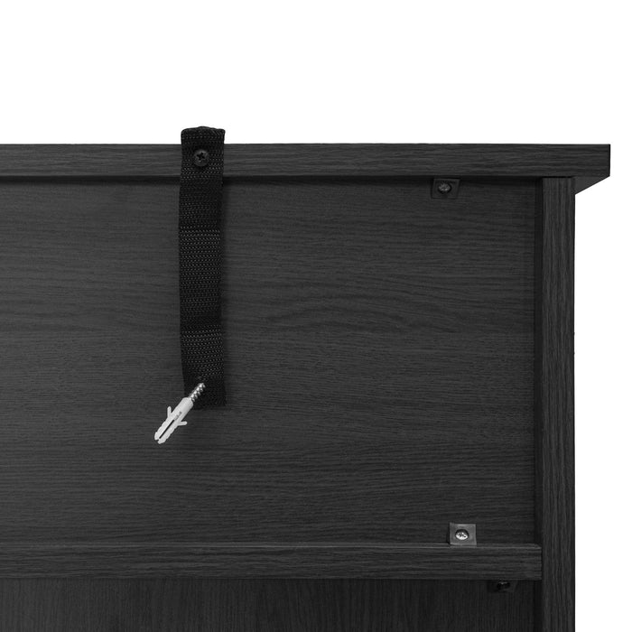 Fireplace TV Stand For Tvs Up To 65", Entertainment Center With 23" Electric Fireplace, Farmhouse TV Stand Industrial Media Console With Sliding Barn Door For Living Room - Dark Gray