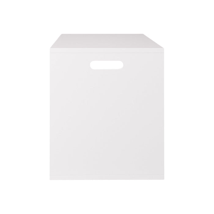 Open Toy Storage Box For Kids, Organizer Bin For Plush Toys, Books - White