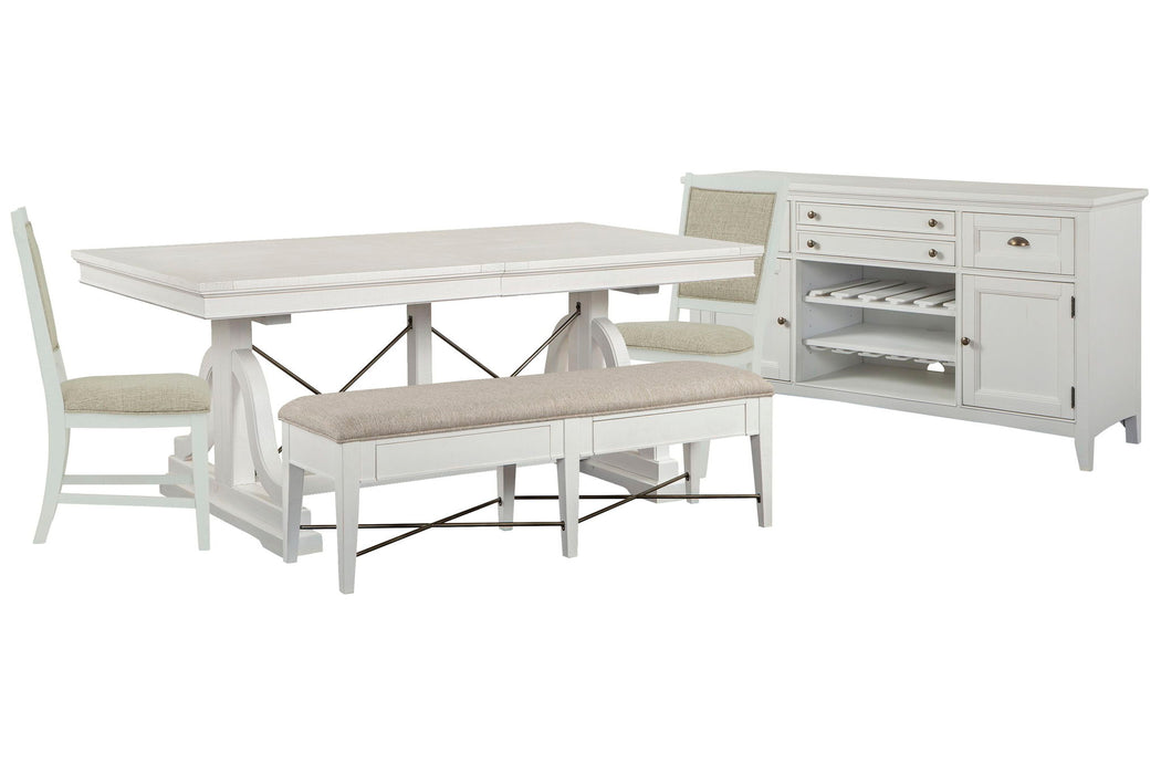Heron Cove - Extendable Trestle Dining Table Set