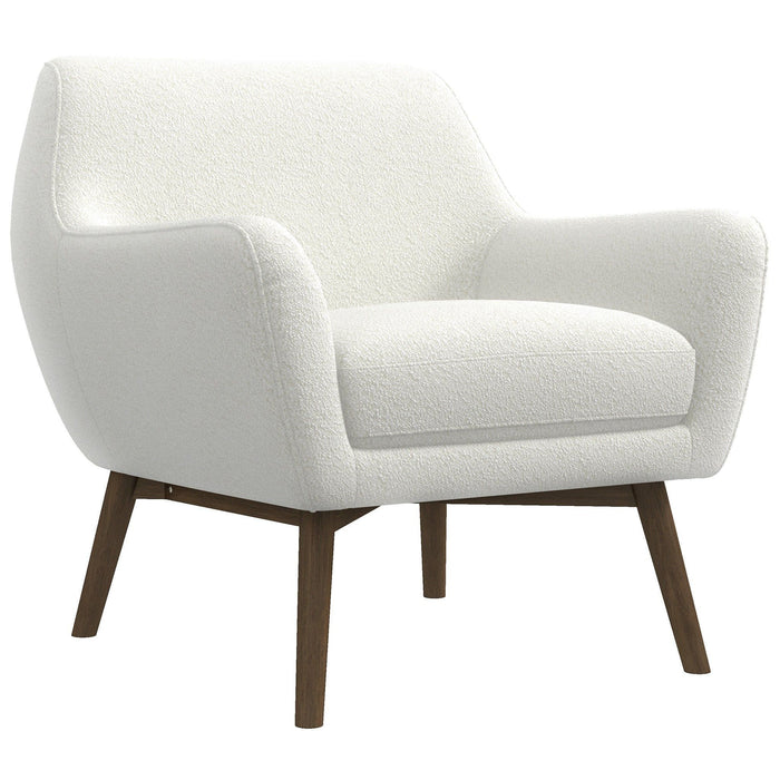 Panom - Lounge Chair - Brown / White