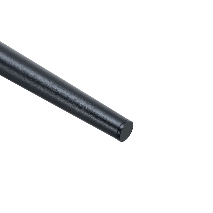 Modern Medieval Style Cushioned Side Chairs Set With Black Metal Legs For Kitchens