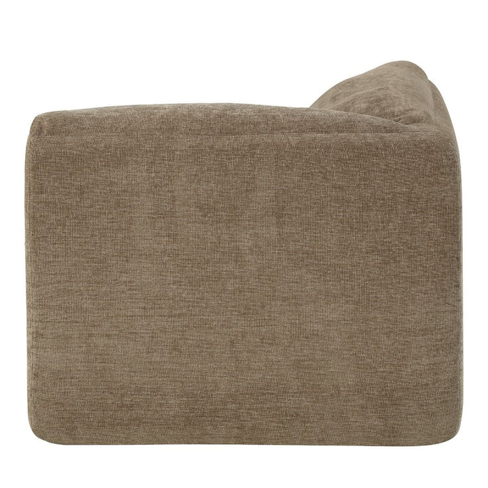 Almano - Modular Wedge - Light Brown Chenille