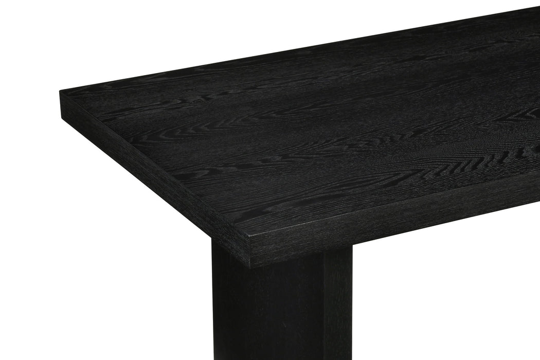 Decker 47-Inch Rectangular Cocktail Coffee Table Black