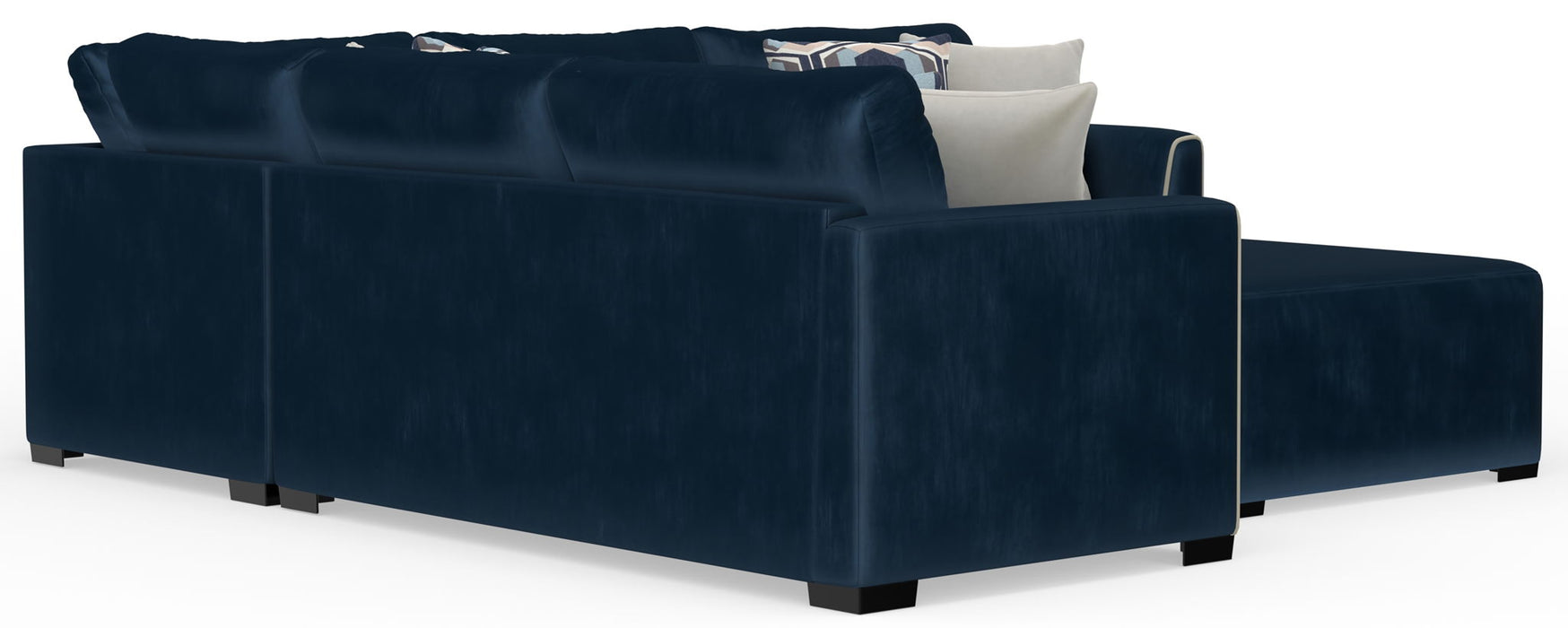 Jetson - Sectional With Comfort Coil Seat Cushions, Included Accent Pillows & Cocktail Ottoman