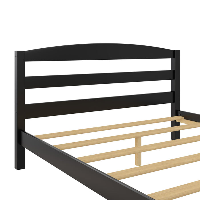 Leighton - Full Size Platform Bed, Low Profile Design - Black