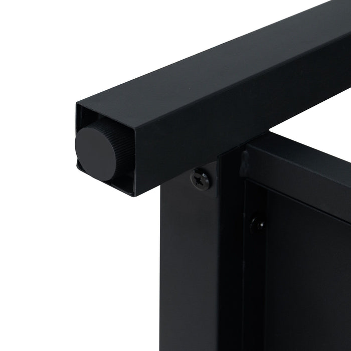 Modern Freestanding Bathroom Vanity With Ceramic Sink, Hot And Cold Faucet, Storage Cabinet & Open Shelf