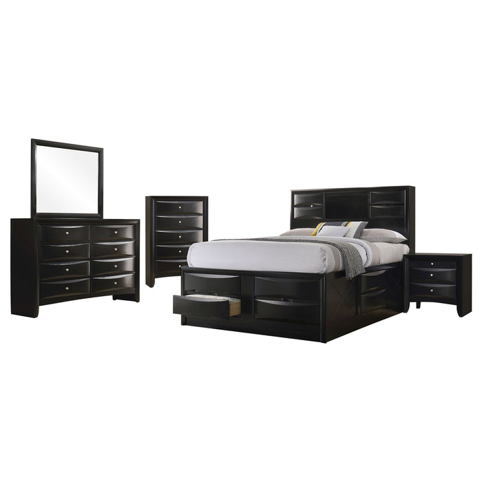 Palamino - 5 Piece Eastern King Bedroom Set - Black