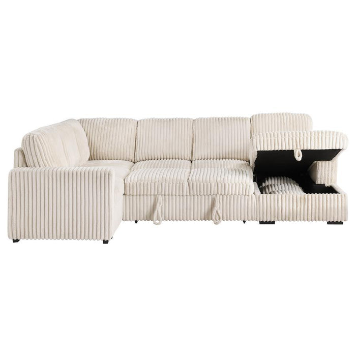 Devonshire - Sleeper Sectional Sofa Storage Chaise
