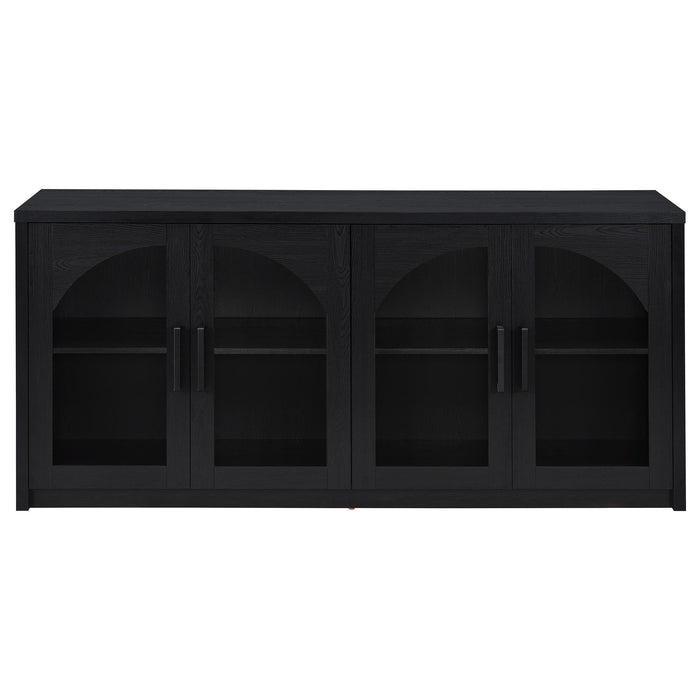 Shayne - 4 Door Sideboard With Arched Doors - Black