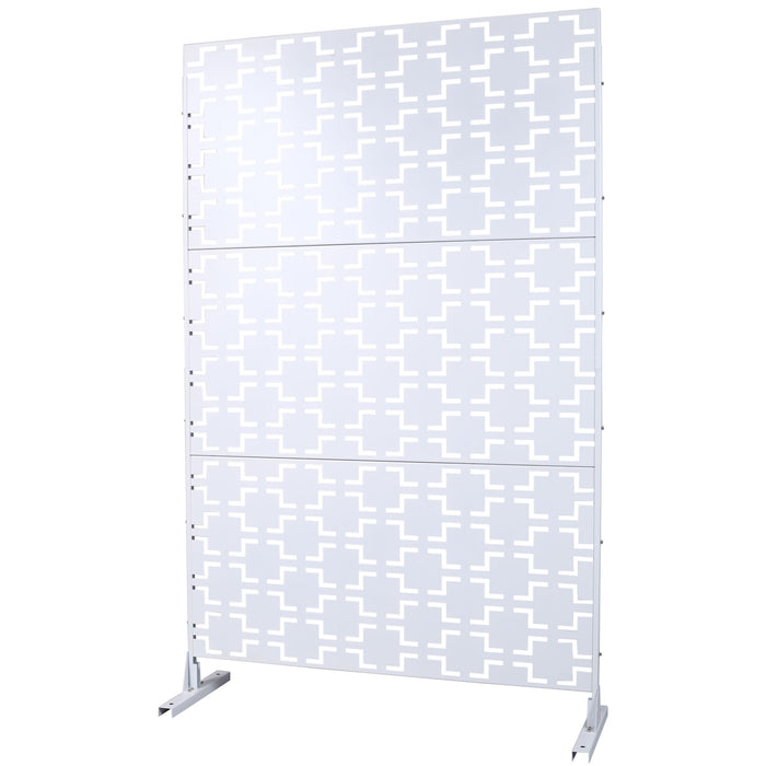Outdoor & Indoor Metal Privacy Freestanding Decorative Screen
