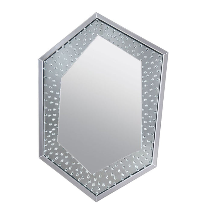 Nysa - Accent Mirror - Mirrored & Faux Crystals