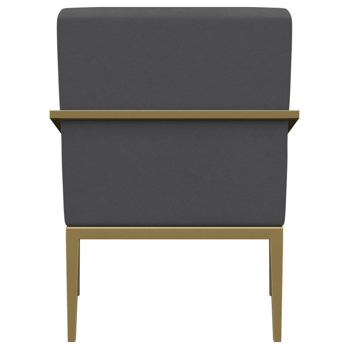 Kirra - Upholstered Metal Arm Accent Chair