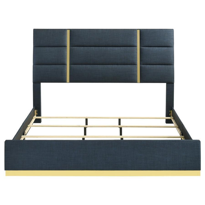 Ines - Fabric Upholstered Panel Bed