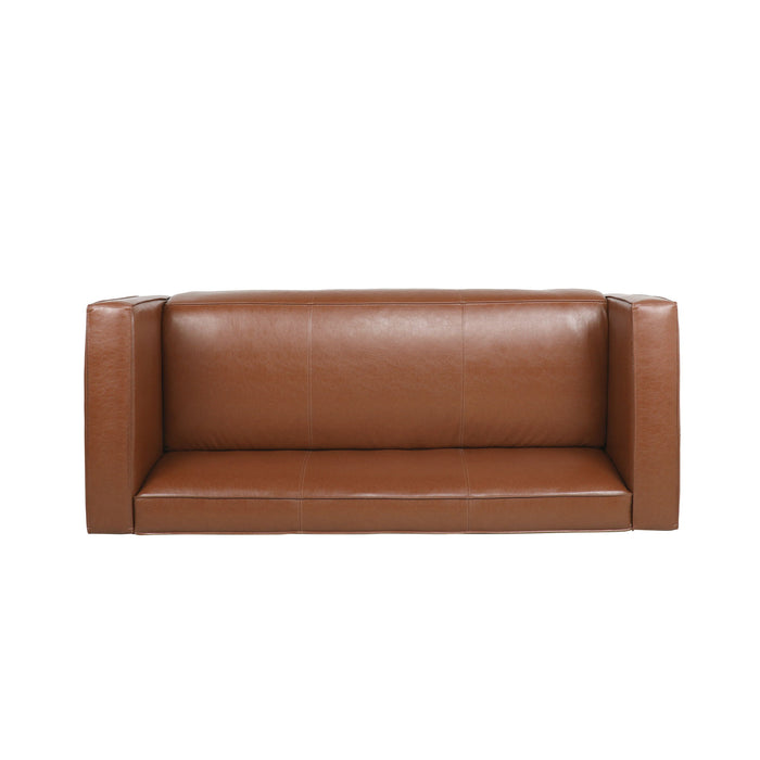 Contemporary 3 Seater Sofa With Tuxedo Design