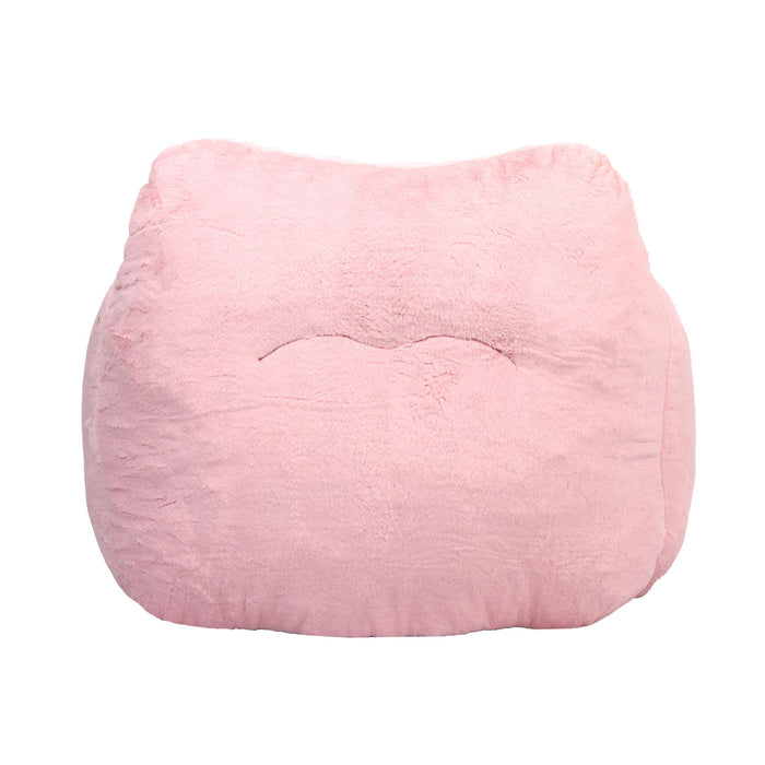 Beanbag Sofa Chair With Armrests Stuffed High Density Foam