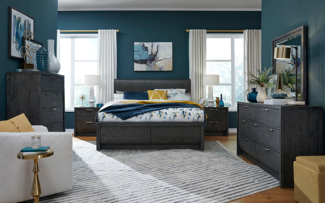 Kinsley - Drawer Nightstand - Black Heron
