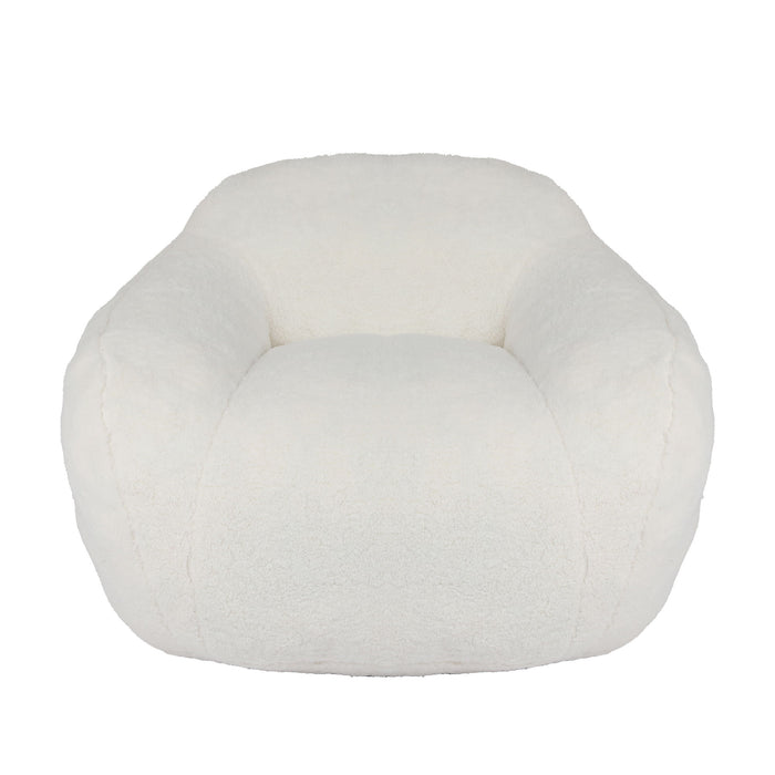 Giant Bean Bag Chair, Spacious Memory Foam With Armrests
