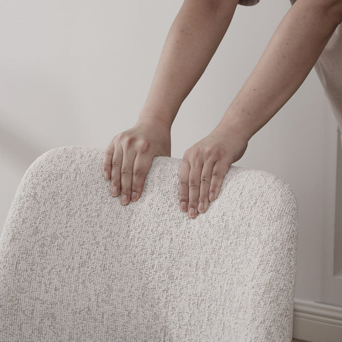 Wide Minimalist Dining Chair