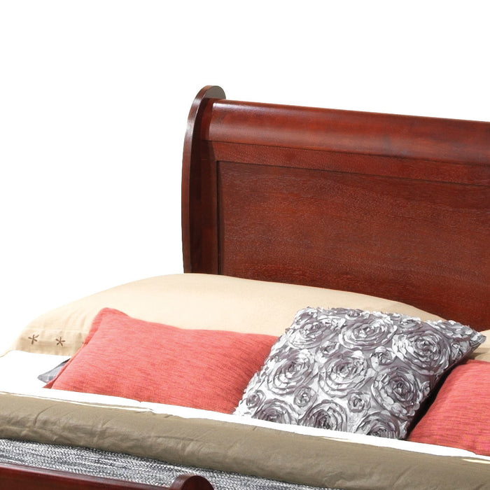 Panel Sleigh Bed
