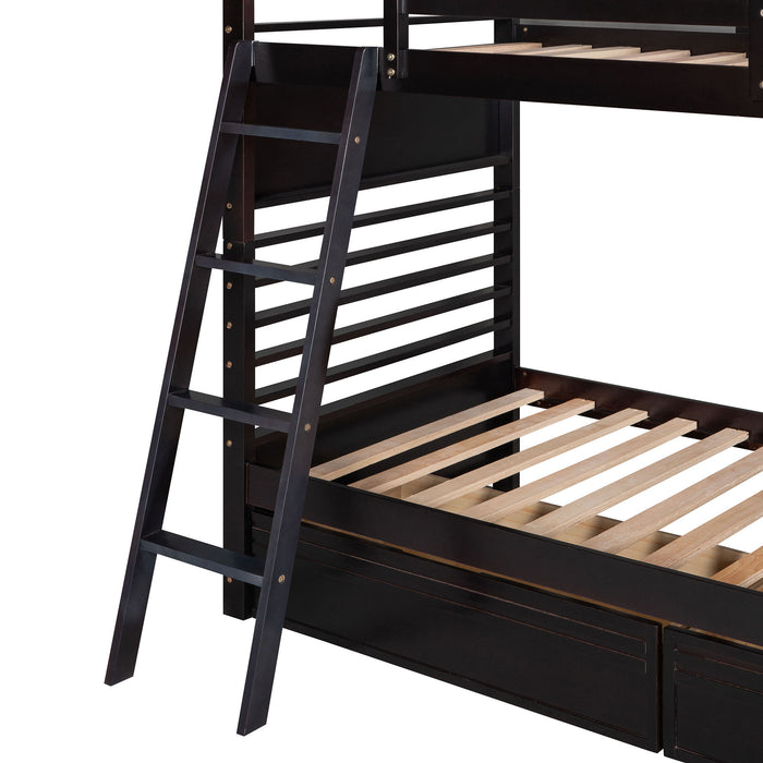Bunk Bed With 2 Drawers