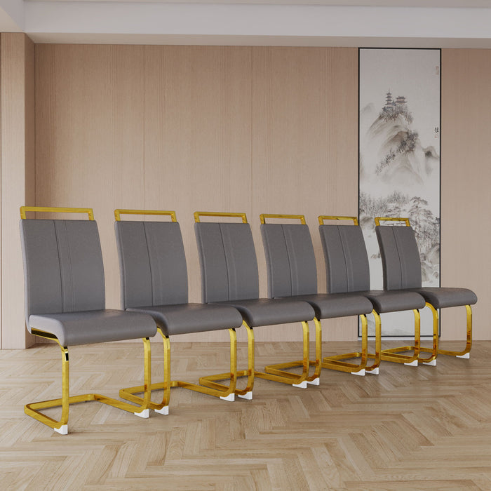 Side Dining Room Chair, Padded Seat High Back