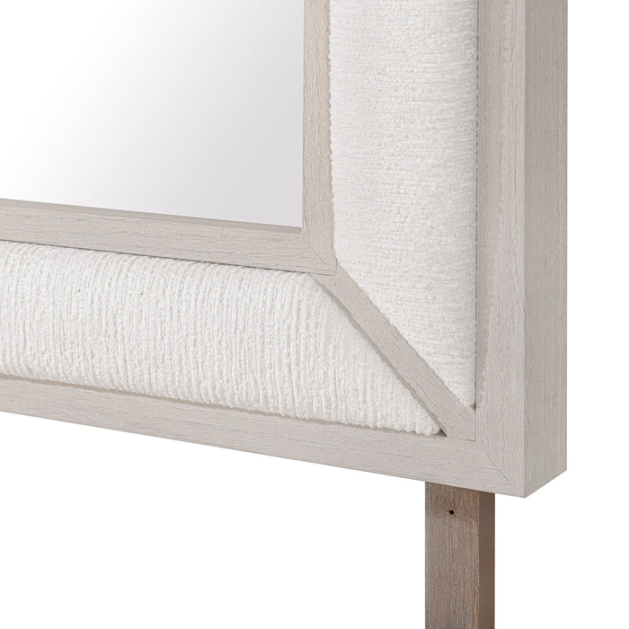 Ciara - Upholstered Mirror - Beige