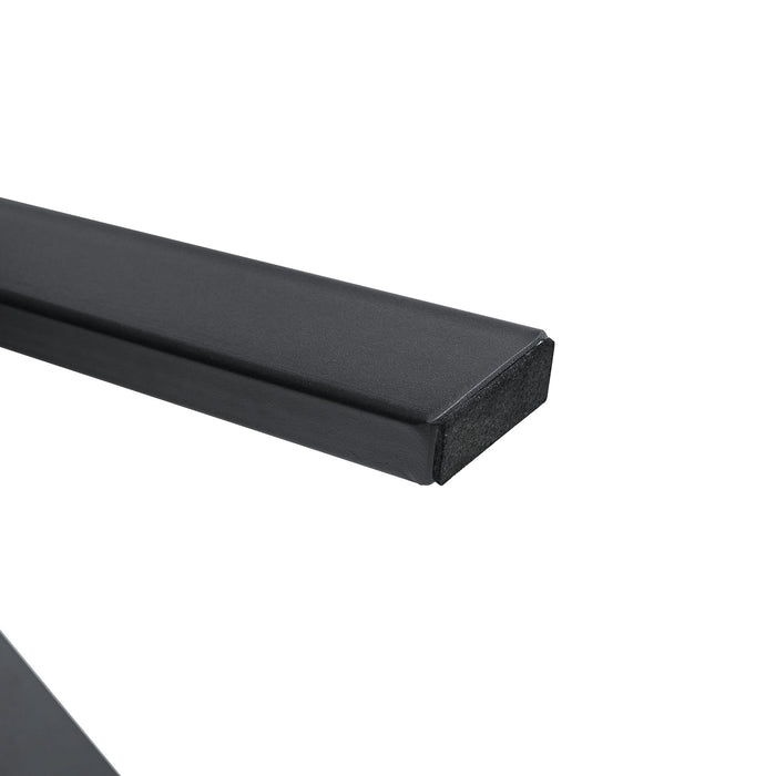 Herringbone Pattern Dining Table A Perfect Match For Modern Minimalist And Industrial Home Styles - Walnut