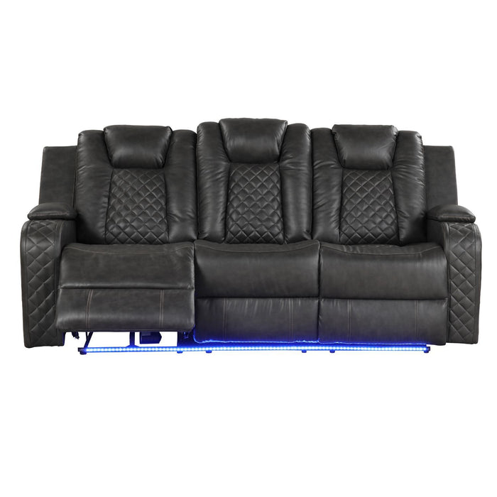Benz - Power Reclining Sofa With LED Lighting