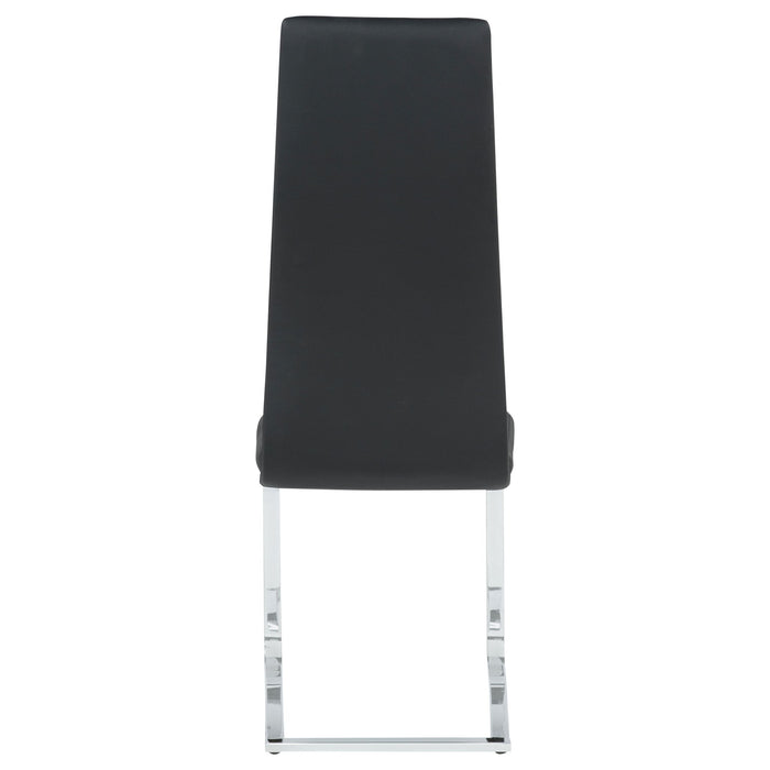High Back Side Chairs Dining Chairs With Padded Upholstery (Set of 4)