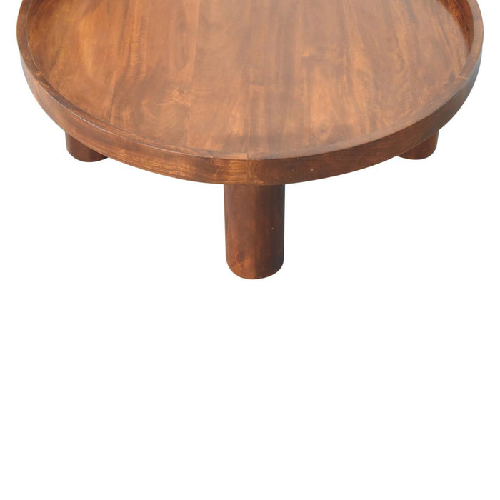 Crescent Coffee Table - Chestnut