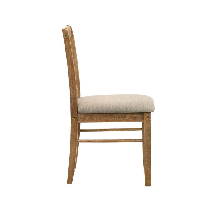 Kayee - 5 Piece Dining Set - Weathered Oak