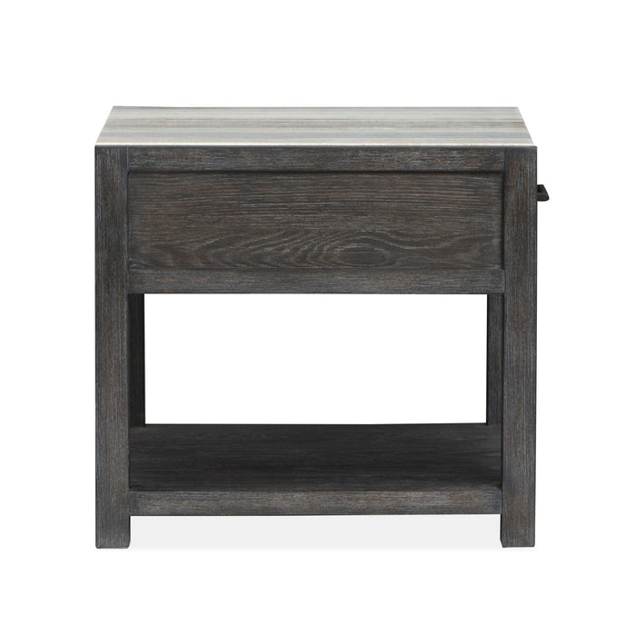 Plum Creek - Rectangular End Table - Ravenwood Black