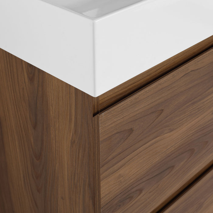 Modern Freestanding Bathroom Vanities With Single Sink Combo