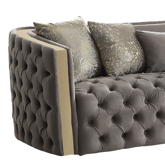 Naomi - Button Tufted Loveseat