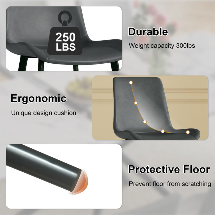 Modern Expandable Dining Table With Retractable Leaf With Chairs