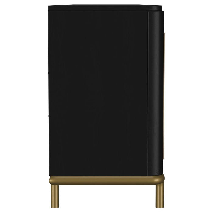 Arini - Rattan Cane 2-Door TV Stand Media Console