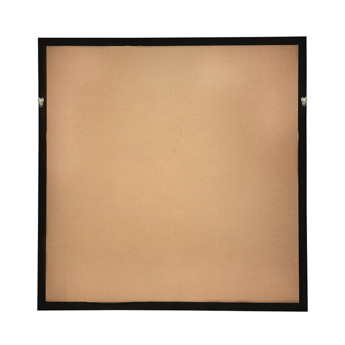 Camilla - Square Shadow Box Wall Decor - Black White