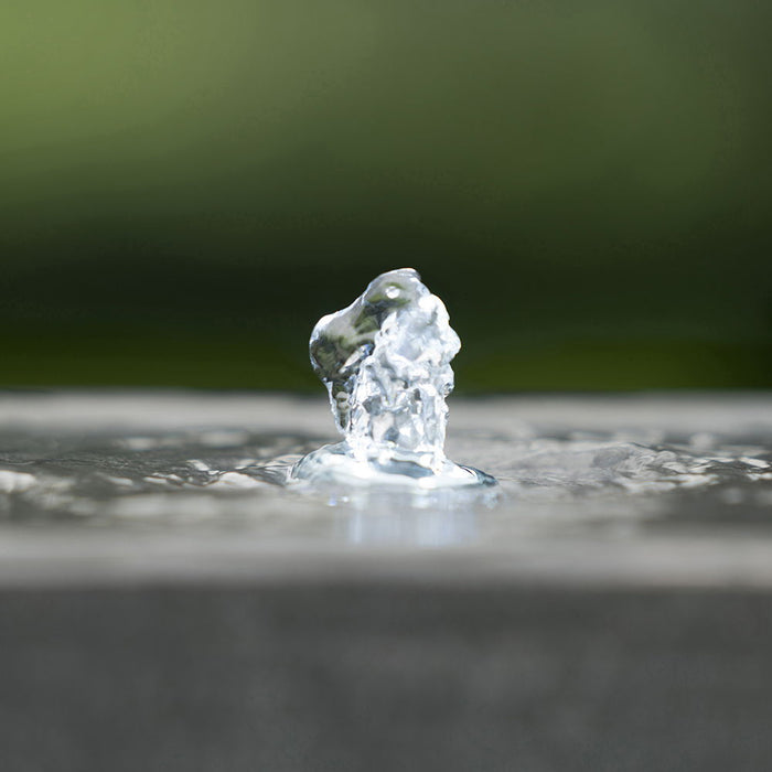 Indoor Outdoor Water Fountain, Unique Broken Urn Fountain Chic Dynamic Modern Design With Light For Garden