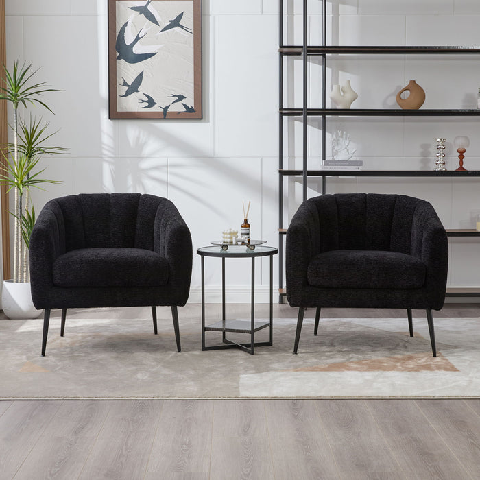 Vanity Barrel Accent Lounge Chair