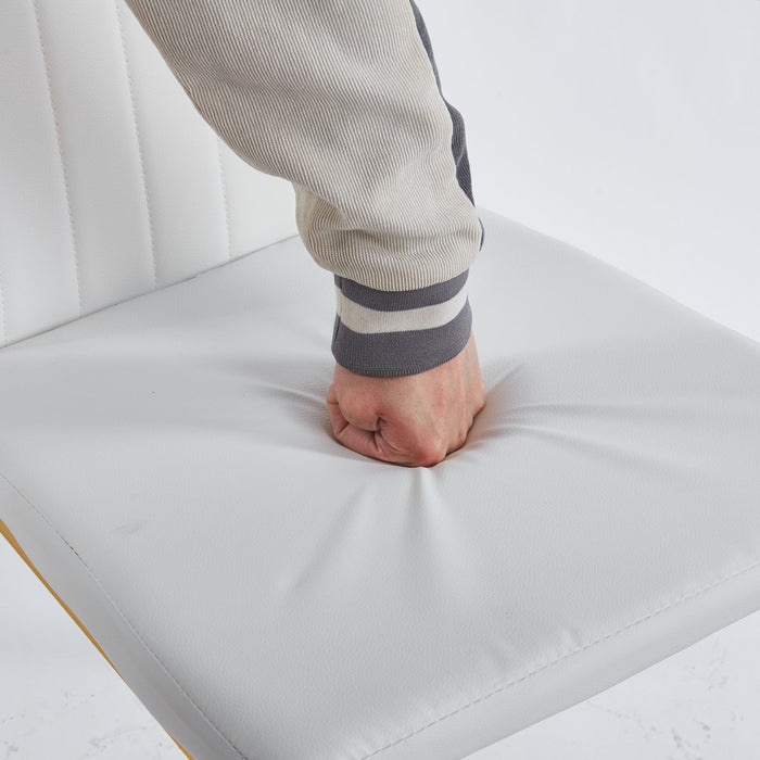 Chrome Leg Dining Chair (Set of 4)